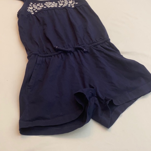 Gap Girls Navy Blue Romper Size M - Picture 2 of 5